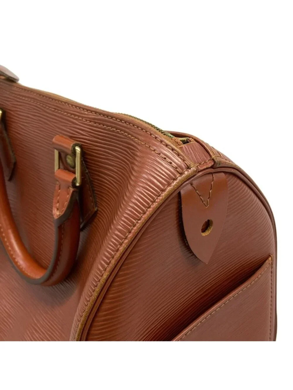 Louis Vuitton Handbag Epi Speedy 25 Kenya Brown Leather
